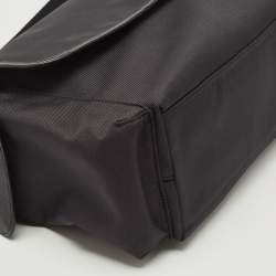 Coach Black Nylon and Leather Baby Messenger Bag