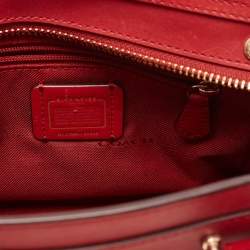 Coach Red Leather Swagger 20 Tote