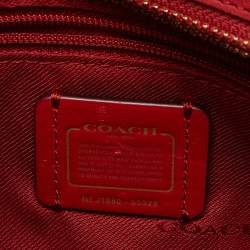 Coach Red Leather Swagger 20 Tote