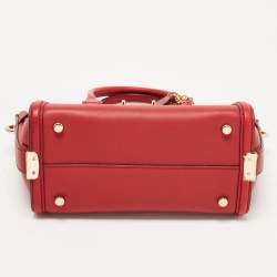 Coach Red Leather Swagger 20 Tote