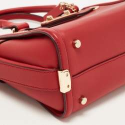 Coach Red Leather Swagger 20 Tote