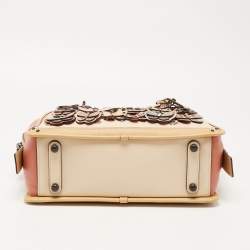 Coach Multicolor Leather Butterfly Applique Dreamer Satchel