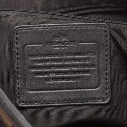 Coach Back Signature Canvas and Leather File Messenger Bag
