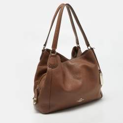 Pre Owned Coach Brown Leather Edie Shoulder Bag