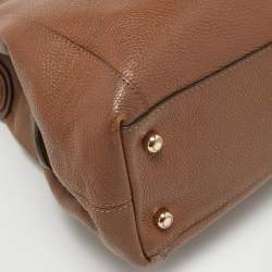 Pre Owned Coach Brown Leather Edie Shoulder Bag