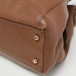 Pre Owned Coach Brown Leather Edie Shoulder Bag