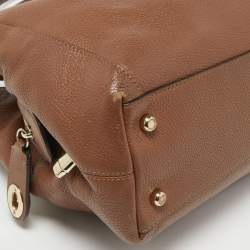 Pre Owned Coach Brown Leather Edie Shoulder Bag