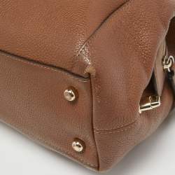 Pre Owned Coach Brown Leather Edie Shoulder Bag