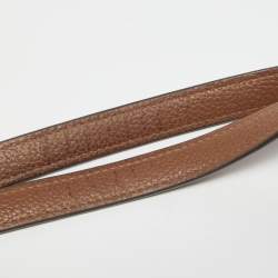 Pre Owned Coach Brown Leather Edie Shoulder Bag