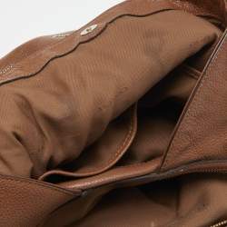 Pre Owned Coach Brown Leather Edie Shoulder Bag