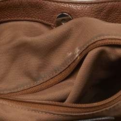 Pre Owned Coach Brown Leather Edie Shoulder Bag