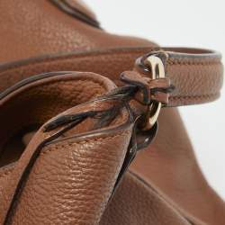 Pre Owned Coach Brown Leather Edie Shoulder Bag