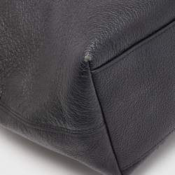 Pre Owned Coach Black Leather Sophia Tote