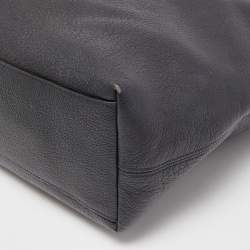 Pre Owned Coach Black Leather Sophia Tote