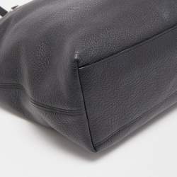 Pre Owned Coach Black Leather Sophia Tote