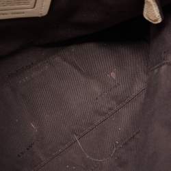 Pre Owned Coach Light Beige Leather Small Sophia Tote