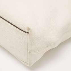 Pre Owned Coach Light Beige Leather Small Sophia Tote