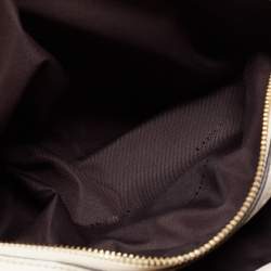 Pre Owned Coach Off White Leather Edie 31 Shoulder Bag