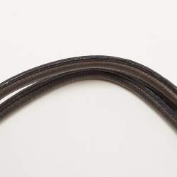 Pre Owned Coach Dark Brown Leather Kelsey Tote