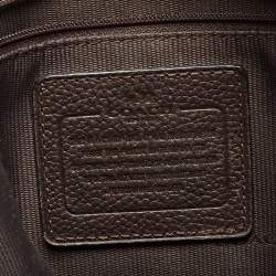 Pre Owned Coach Dark Brown Leather Kelsey Tote