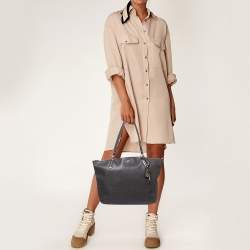 Pre Owned Coach Dark Brown Leather Kelsey Tote