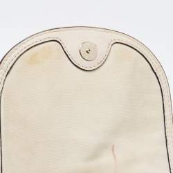 Pre Owned Coach Off White Leather Mini Billie Backpack