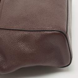 Pre Owned Coach Burgundy Leather Prairie Satchel