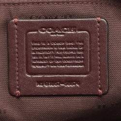 Pre Owned Coach Burgundy Leather Prairie Satchel