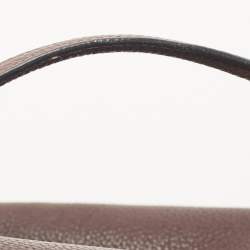Pre Owned Coach Burgundy Leather Prairie Satchel