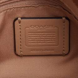 Coach Off-white Leather Mini Lane Top Handle Bag