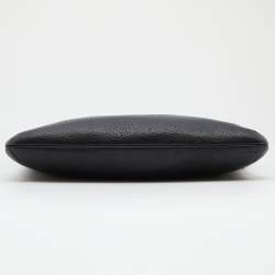 Pre Owned Coach Black Leather Zip Crossbody Bag