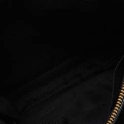 Pre Owned Coach Black Leather Zip Crossbody Bag