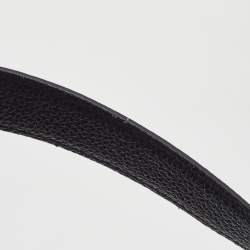 Pre Owned Coach Black Leather Charlie Bucket Bag