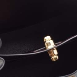 Pre Owned Coach Black Leather Charlie Bucket Bag