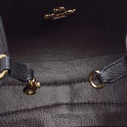 Pre Owned Coach Black Leather Hadley 21 Hobo