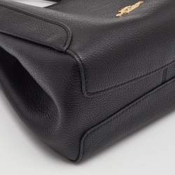 Pre Owned Coach Black Leather Hadley 21 Hobo