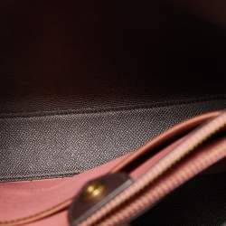 Pre Owned Coach Burgundy/Pink Leather Willow Bucket Bag