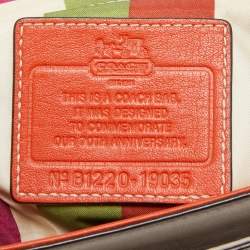 Coach Multicolor Leather 70th Anniversary Limited Edition Shoulder Bag
