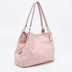 مملوكة مسبقًا Coach Pink Leather Edie Shoulder Bag