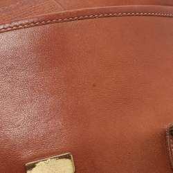 Pre Owned Coach Brown Leather Branson Tote 