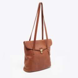 Pre Owned Coach Brown Leather Branson Tote 