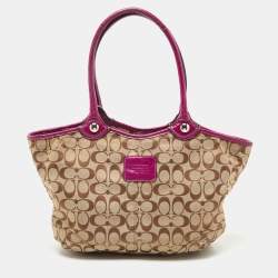 Coach White Leather North South Mini Tote Coach | The Luxury Closet