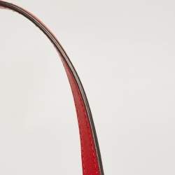 Pre Owned Coach Red Leather Large East West City Tote