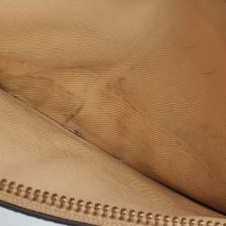 Pre Owned Coach Yellow Leather Wyn Flap Crossbody Bag