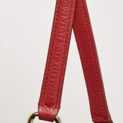 Pre Owned Coach Red Leather Lexy Shoulder Bag