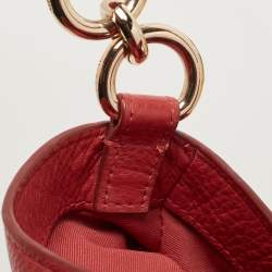 Pre Owned Coach Red Leather Lexy Shoulder Bag