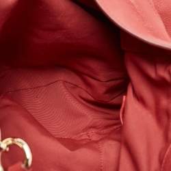 Pre Owned Coach Red Leather Lexy Shoulder Bag