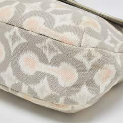 Coach Grey/Multicolor Signature Canvas Op Art Kristin Shoulder Bag