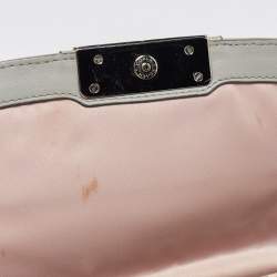 Coach Grey/Multicolor Signature Canvas Op Art Kristin Shoulder Bag