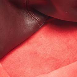 Pre Owned Coach Burgundy Leather Hadley Hobo